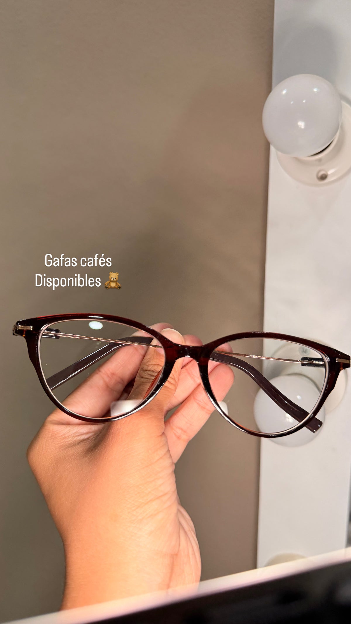 Gafas cafés 🧸✨