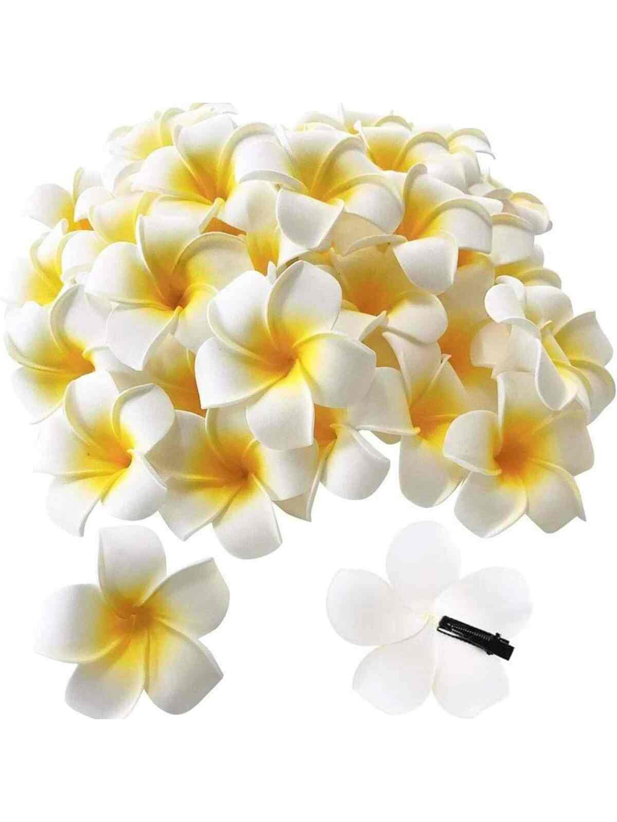 Flores hawaianas ganchitos