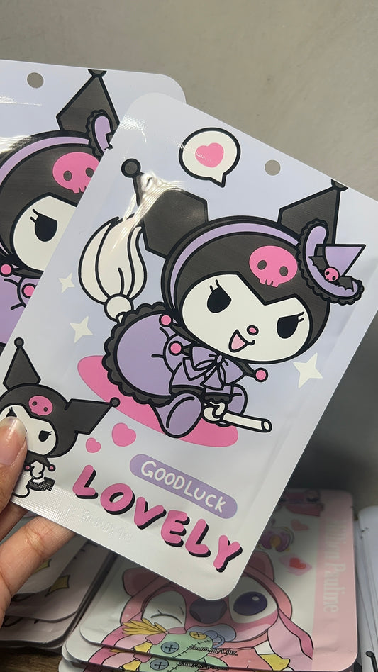 Mascarilla facial kuromi 🍇