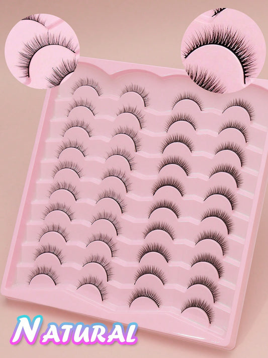 Set completo de pestañas sutiles