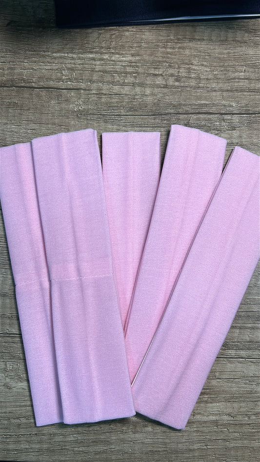 Banditas rosa pastel