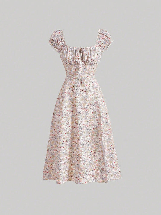 Vestido floreado talla s