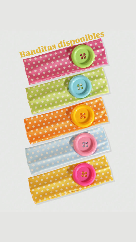 Banditas de punto con decoración